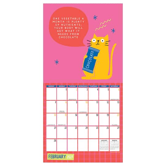 2027 Cats vs Adulting Mini Calendar